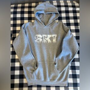 Grey ski hoodie